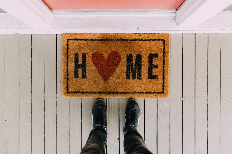 Personalised Family Doormat — cozy home