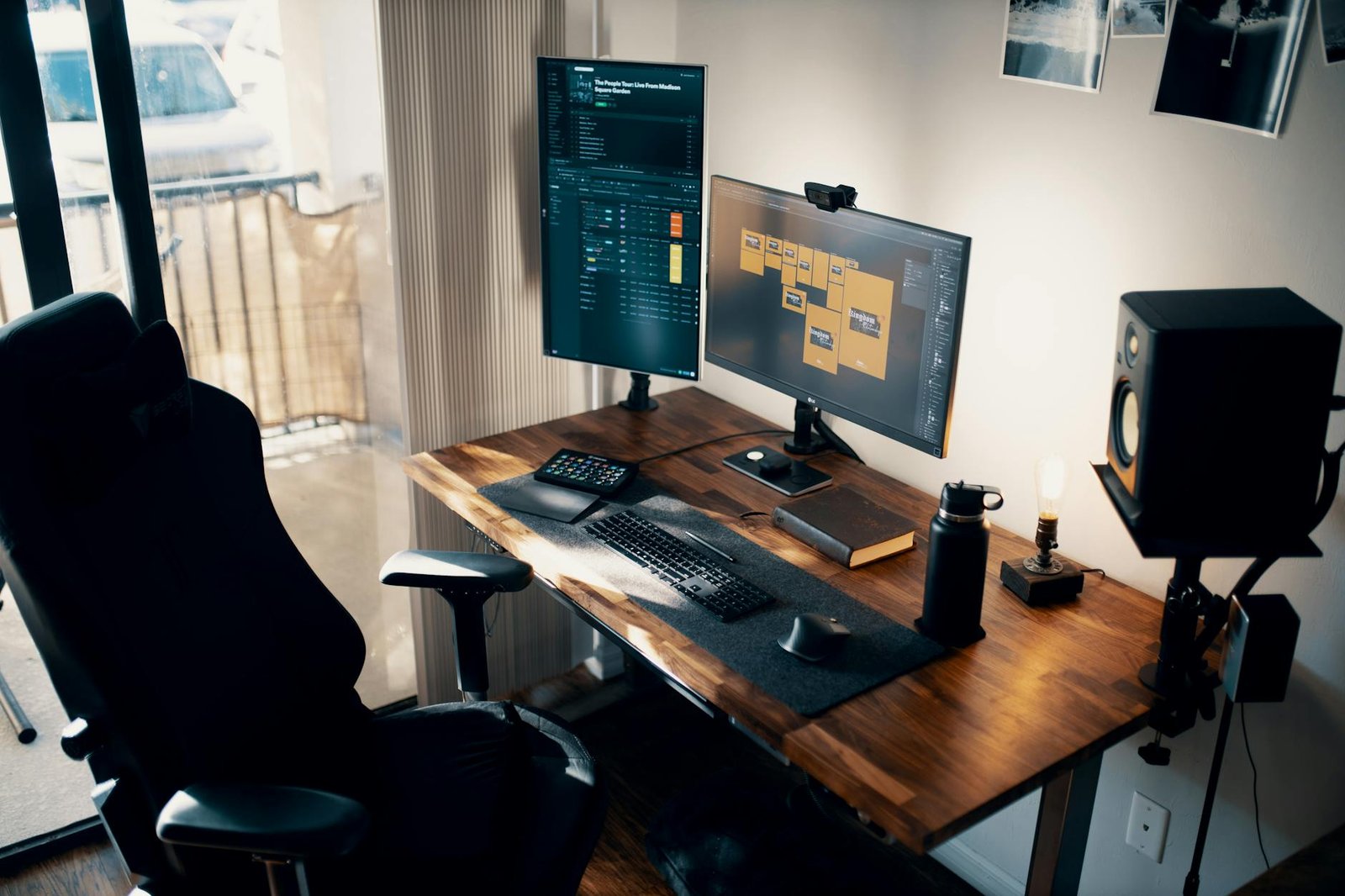 Monitor Stand with Drawer — cozy home