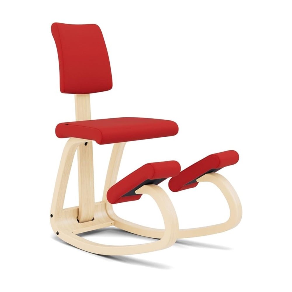 Varier Variable Plus kneeling chair with backrest Varier Variable Plus ergonomic kneeling chair with adjustable backrest