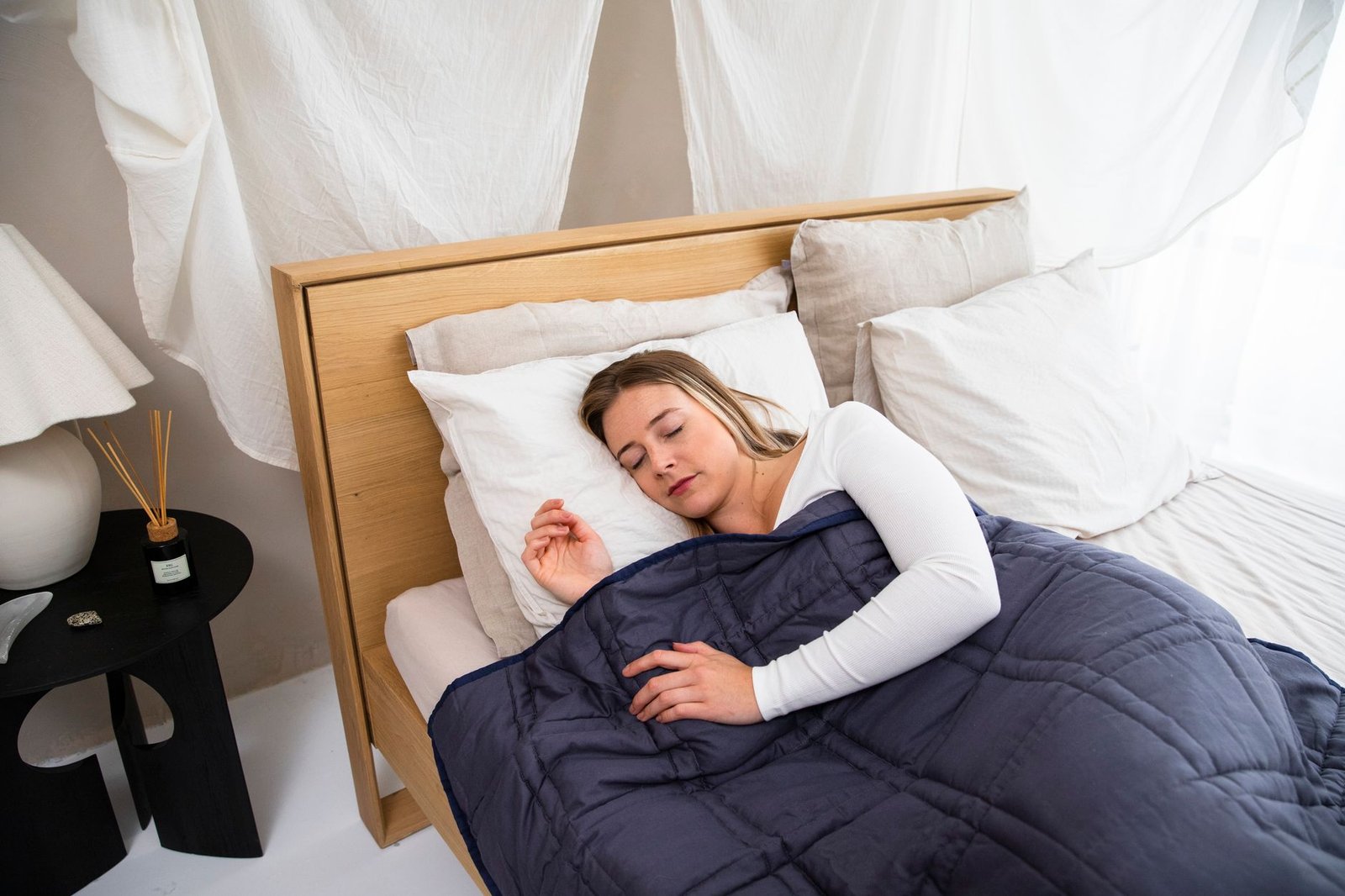 Weighted Blanket 7kg bedroom — cozy home