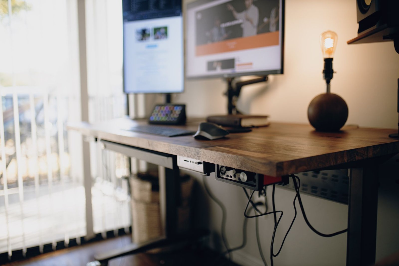 Cable Management Box home office — cozy home