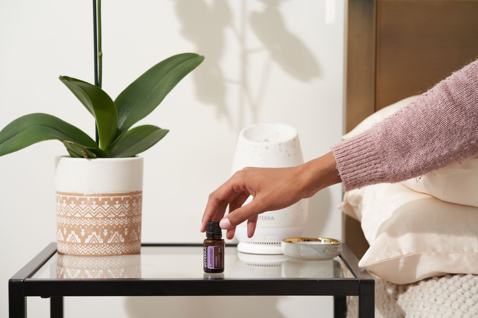 Ultrasonic Essential Oil Diffuser bedroom — cozy home
