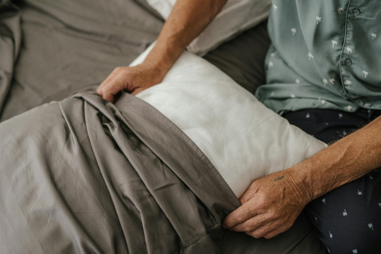 Linen Pillowcase Pair bedroom — cozy home