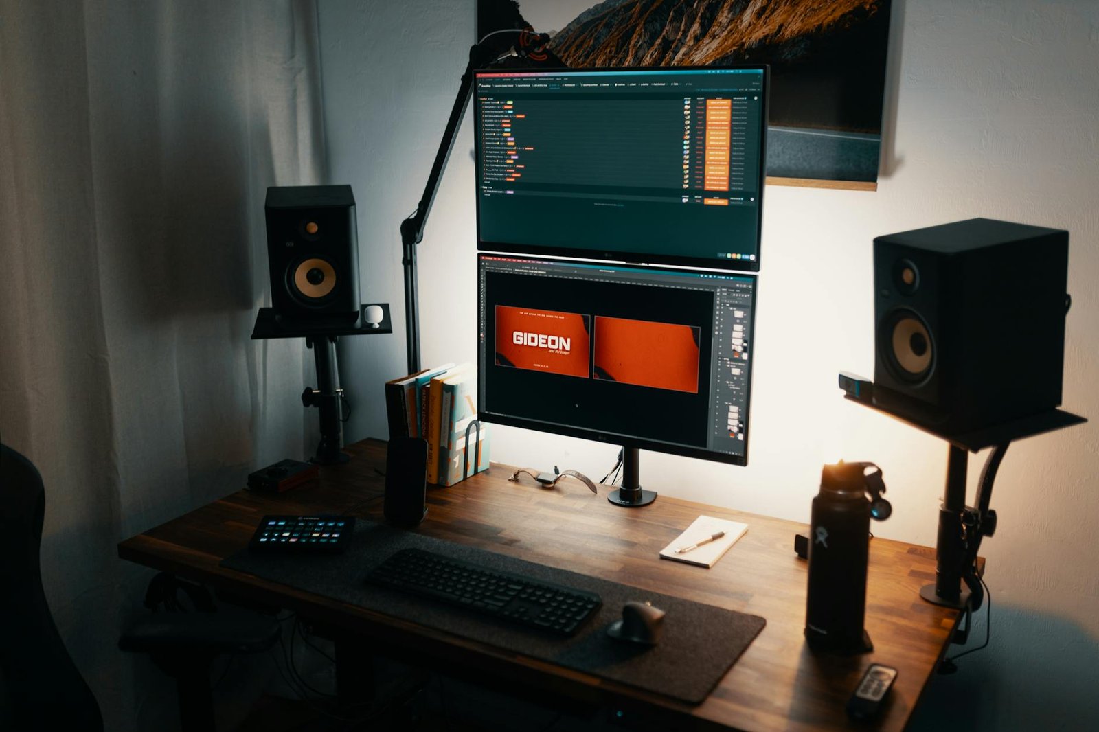 LED Desk Lamp with USB Charging home office — cozy home
