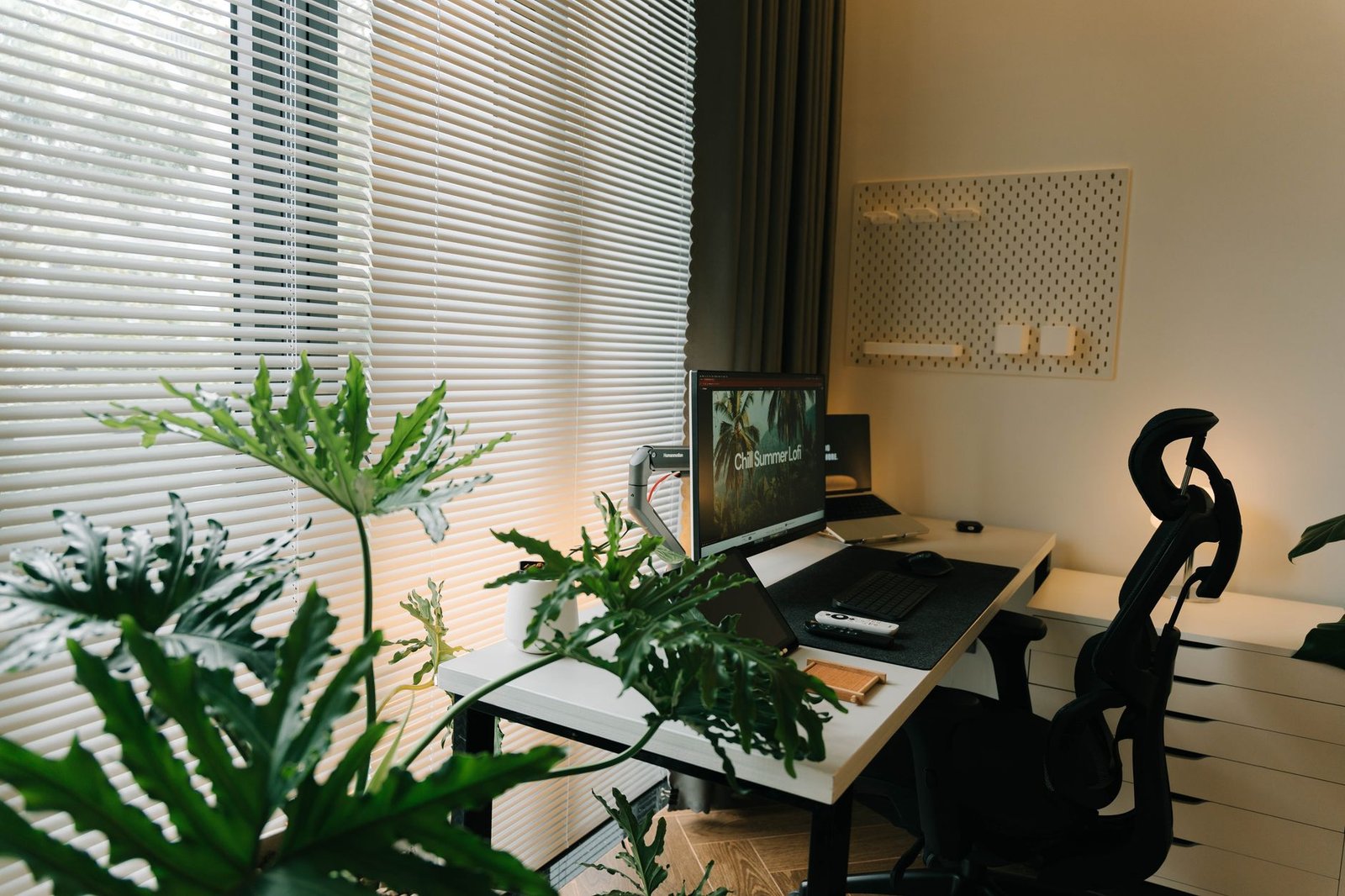 Under Desk Footrest home office — cozy home