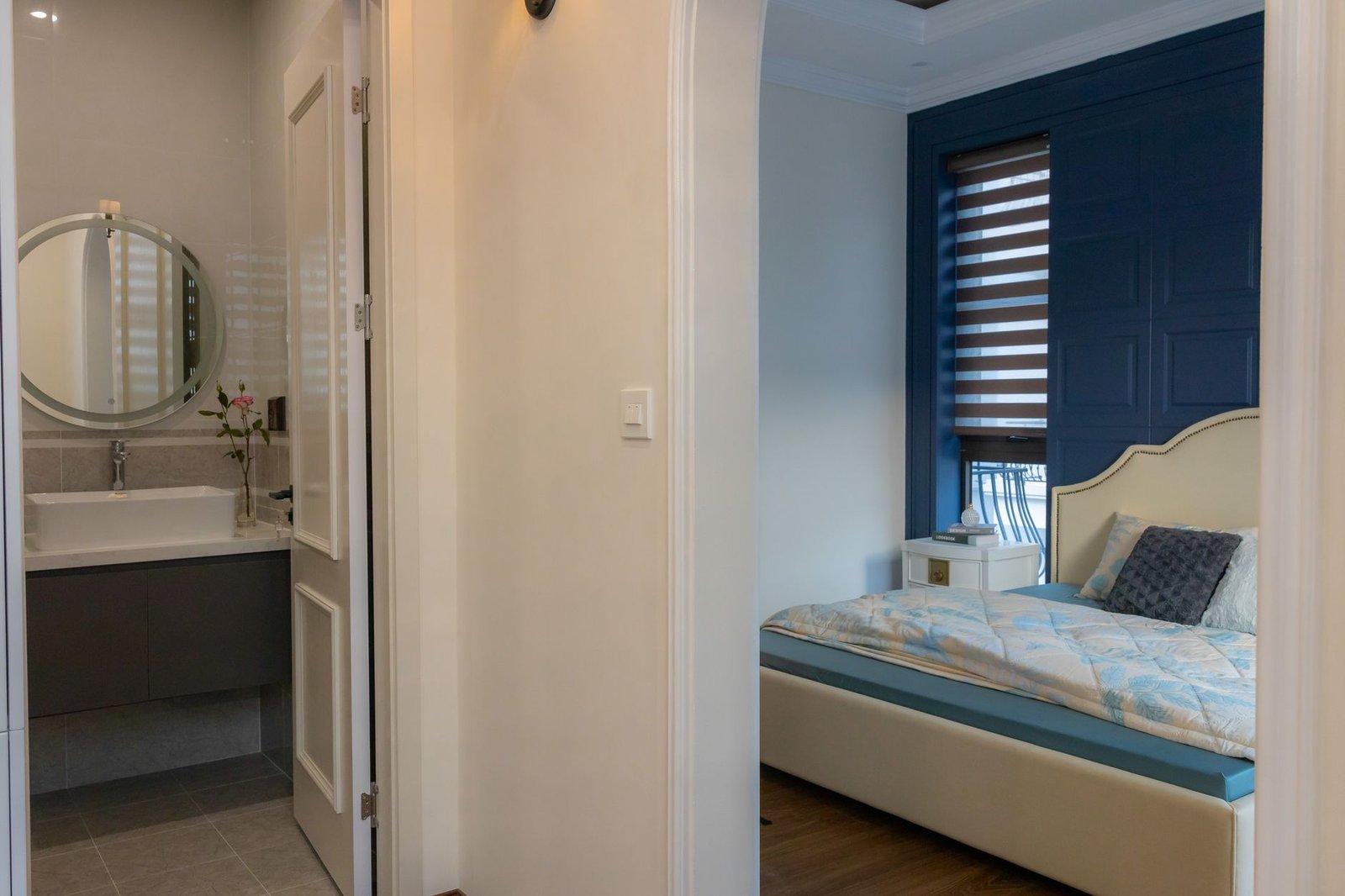 Bamboo Floating Nightstand bathroom upgrades — cozy home
