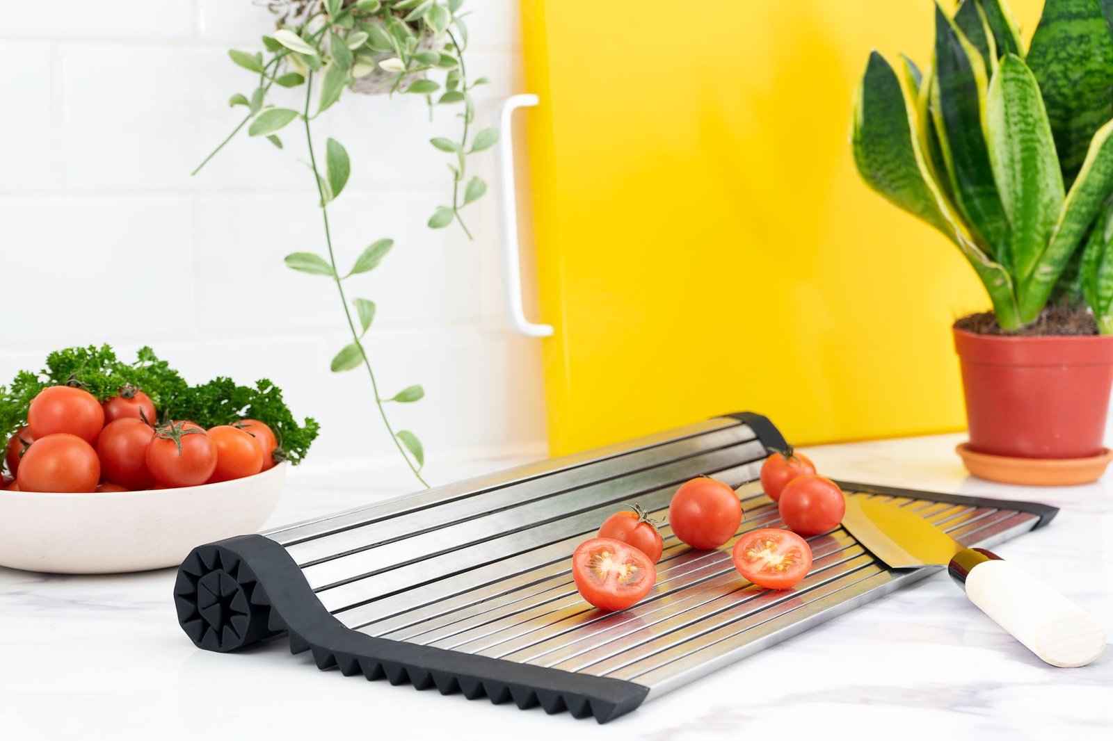 Roll Up Dish Mat kitchen — cozy home