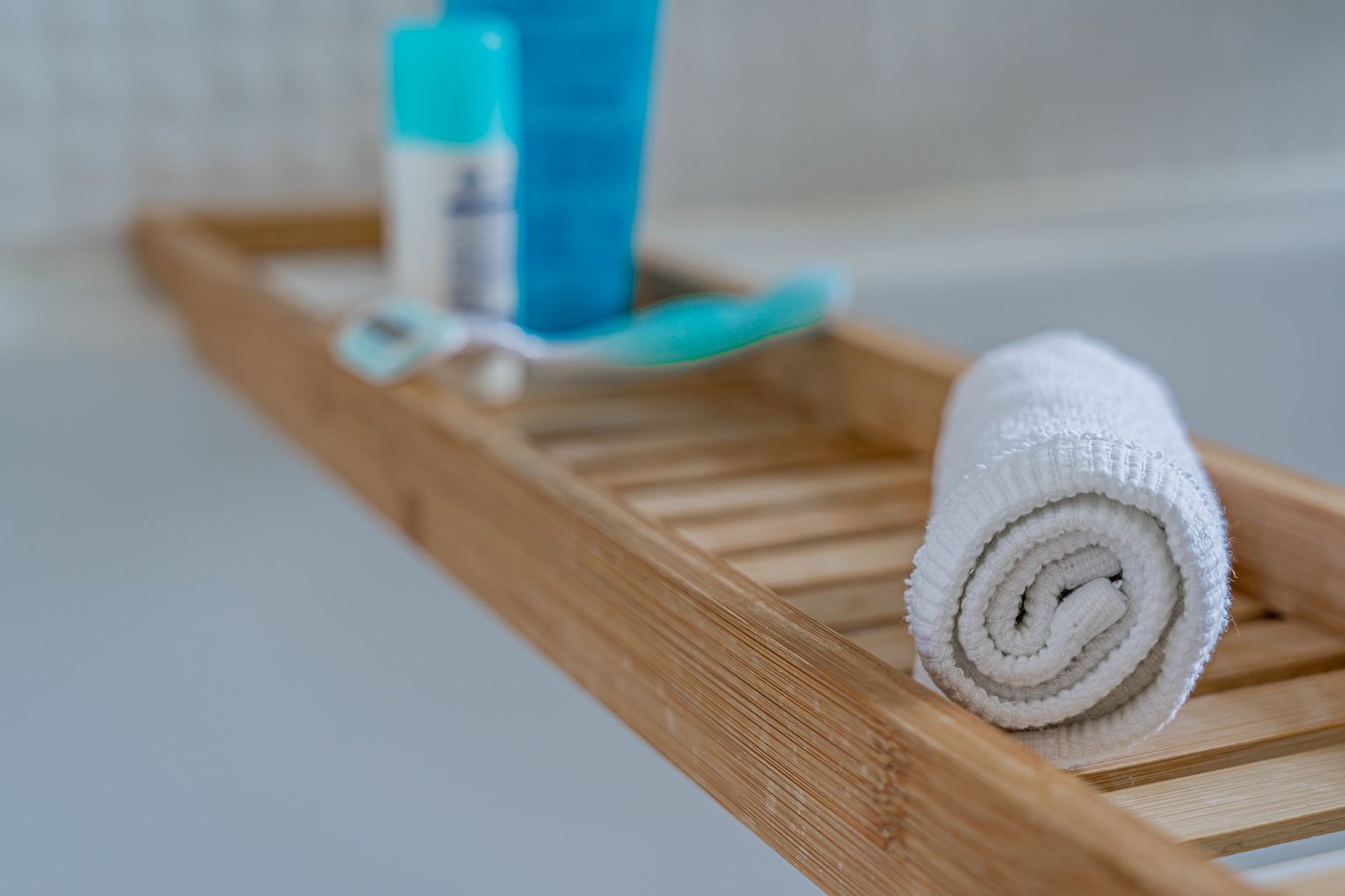 Bamboo Bath Mat bathroom upgrades — cozy home
