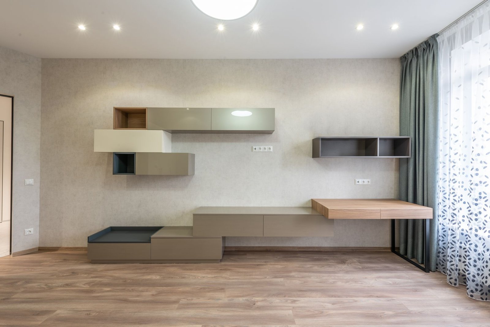 Floating Wall Shelf living room — cozy home