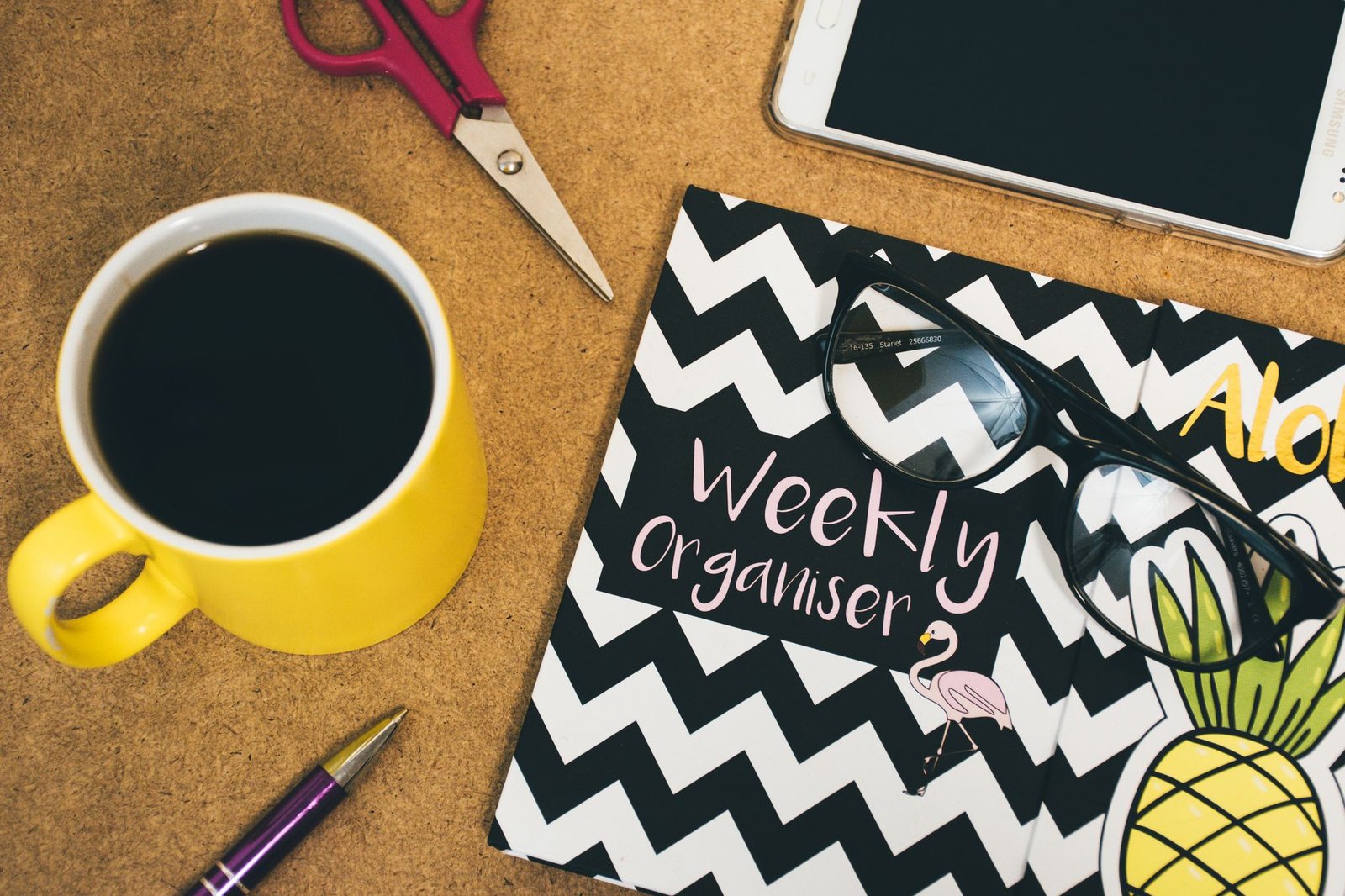 Mesh Desk Organiser Set home office — cozy home