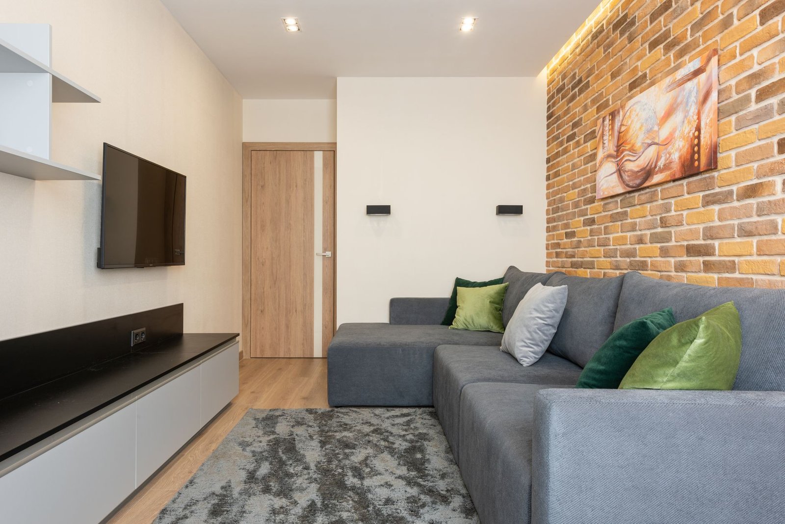 Warm White Led Bulb living room — cozy home